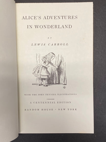 Alice's Adventures in Wonderland and Through the Looking Glass - Lewis Carroll - Box Set - 1965