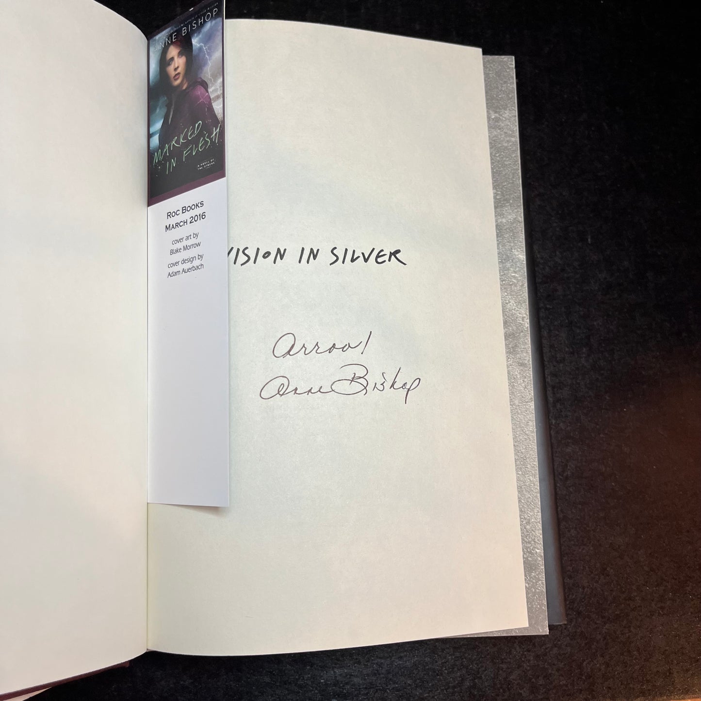 Vision in Silver - Anne Bishop - Signed Copy - 2015