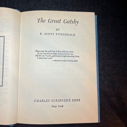 The Great Gatsby - F. Scott Fitzgerald - Limited to Scriber's Edition - 1980
