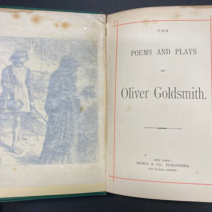 The Poems and Plays of Oliver Goldsmith - Oliver Goldsmith - c. 1900