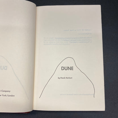 Dune - Frank Herbert - Early Book Club Edition - 1965