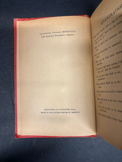 Shirley Temple in Heidi - Johanna Spyri - 1937