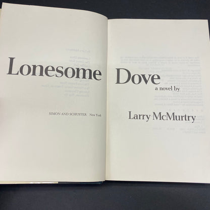 Lonesome Dove - Larry McMurtry - 3rd Edition - 1985