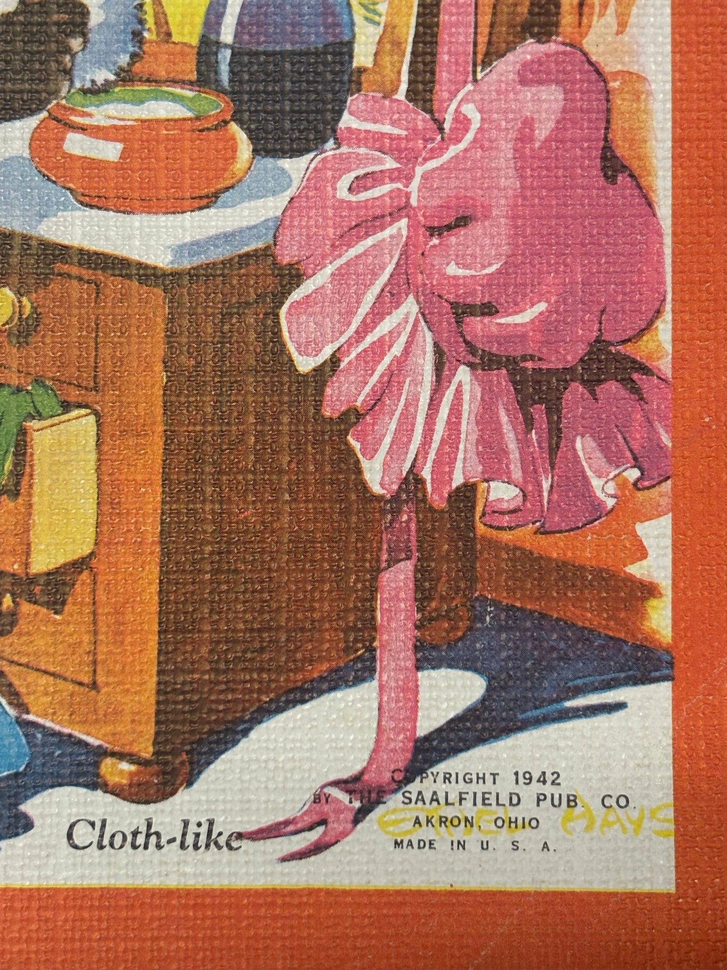The Town Mouse and the Country Mouse - The Saalfield Pub. Co. - 1st Thus - 1942