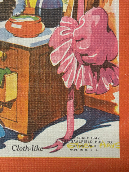 The Town Mouse and the Country Mouse - The Saalfield Pub. Co. - 1st Thus - 1942