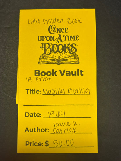 Magilla Gorilla - Bruce R. Carrick - "A" Print - 1964