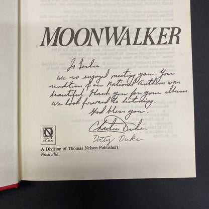 Moon Walker - Charlie and Dotty Duke - Signed by both authors - 1990