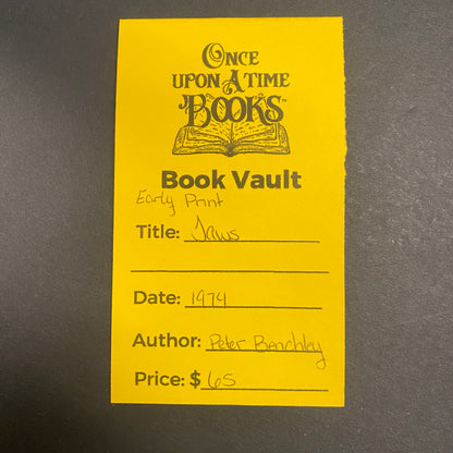 Jaws - Peter Benchley - Early Print - 1974