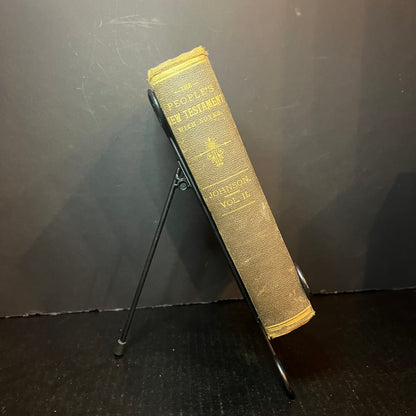 The People's New Testament - B.W. Johnson - 2 Volume Set - 1889 & 1891