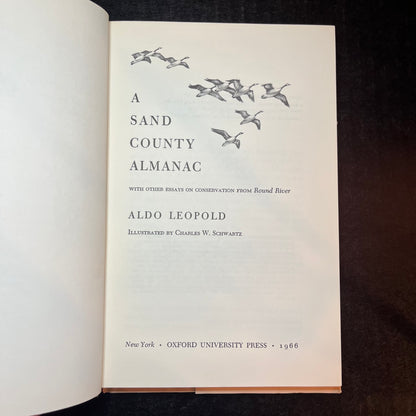 A Sand County Almanac - Aldo Leopold - 1st Thurs Edition - 1966