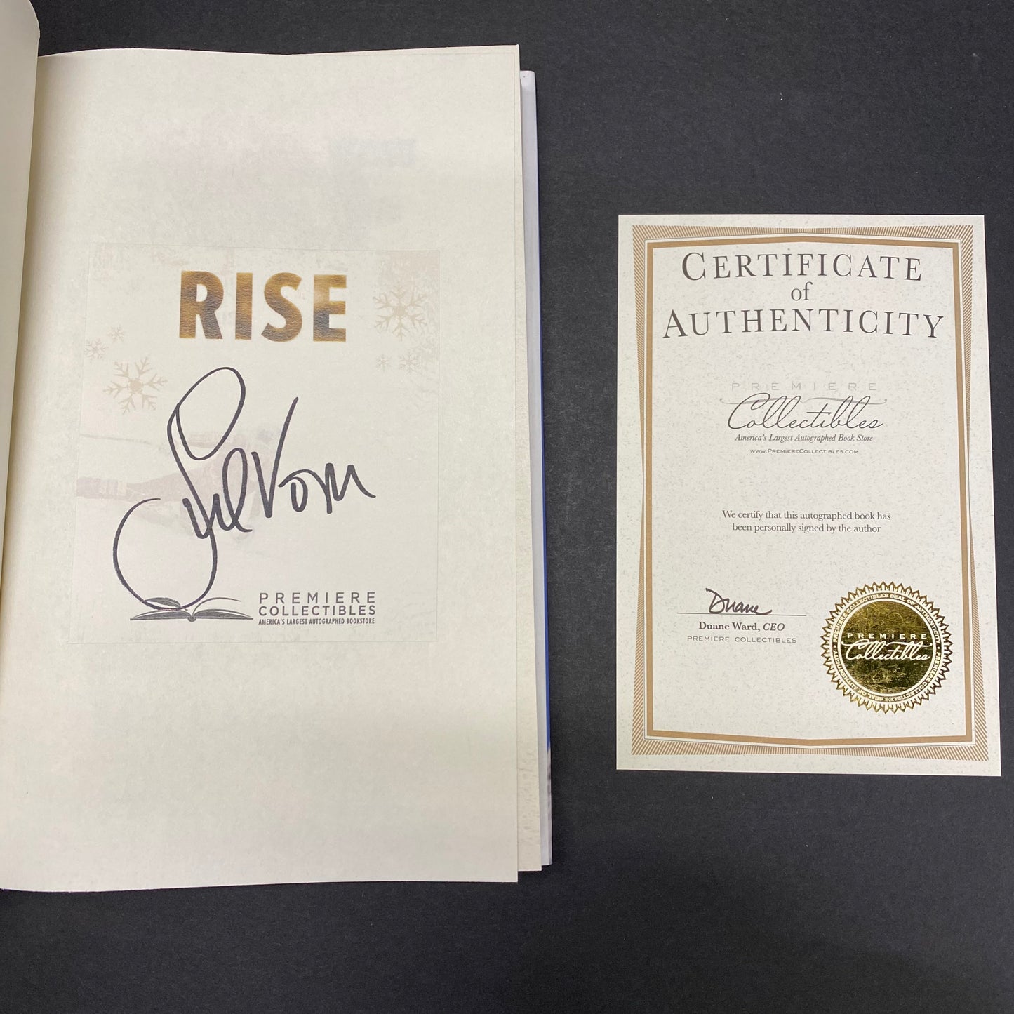 Rise - Lindsey Vonn - Signed - 1st Edition - 2022