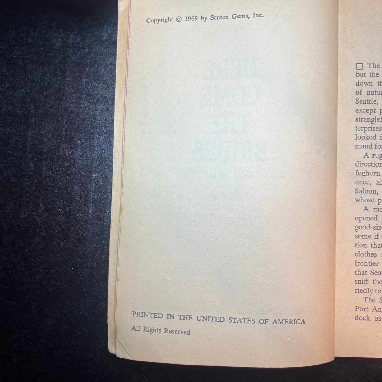 Here Come The Brides - Chris Stratton - 1st Thurs - 1969
