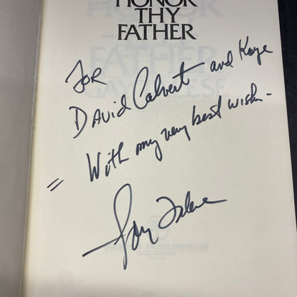 Honor Thy Father - Gay Talese - Signed - 1st Edition - 1971