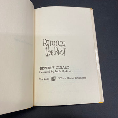 Ramona the Pest - Beverly Cleary - Book Club Edition - 1968