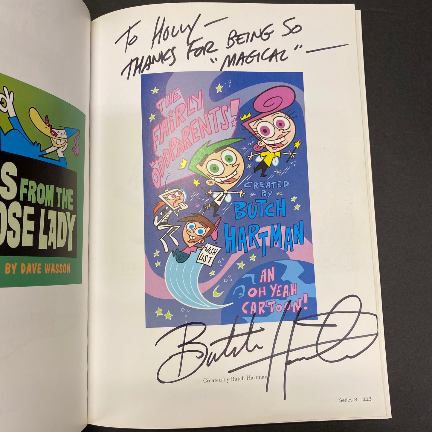 Original Cartoons: The Frederator Studios Postcards 1998-2005 - Eric Homan and Fred Seibert - Signed by Butch Hartman - 2005