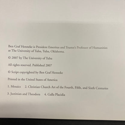 A Ravenna Mosaic - Ben Graf Henneke - Signed - 2007