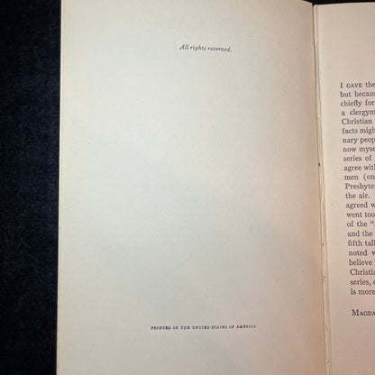 The Case For Christianity - C.S. Lewis - First American Edition - 1944