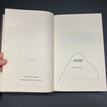 Dune - Frank Herbert - Early Book Club Edition - 1965