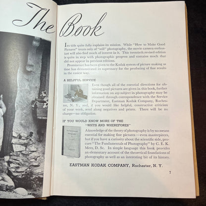 How To Make Good Pictures - Eastman Kodak Company - 1935