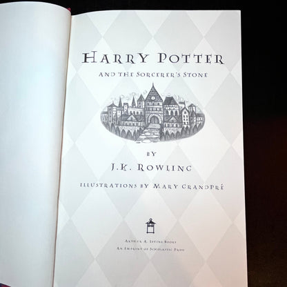 Harry Potter and the Sorcerer's Stone - J.K. Rowling - 4th Print - 1998