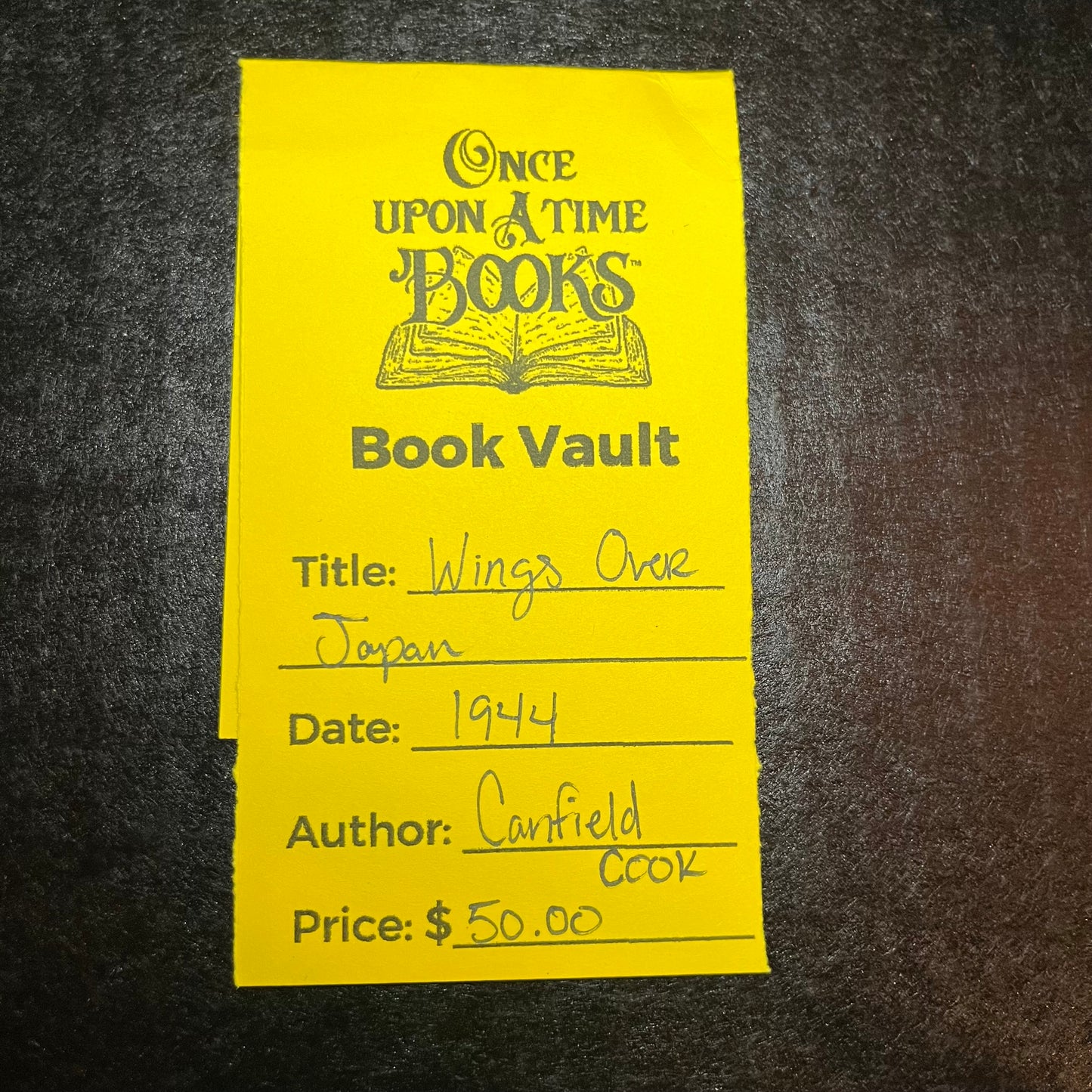 Wings Over Japan - Canfield Cook - 1944