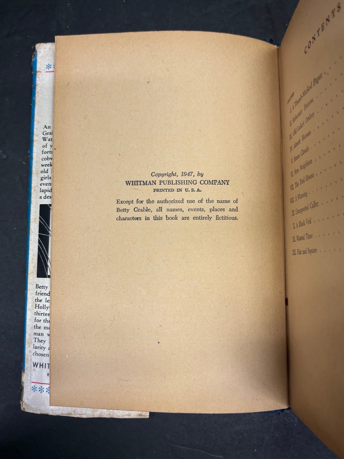 Betty Grable and the House of Cobwebs - Kathryn Heisenfelt - Possible Reprint - 1947