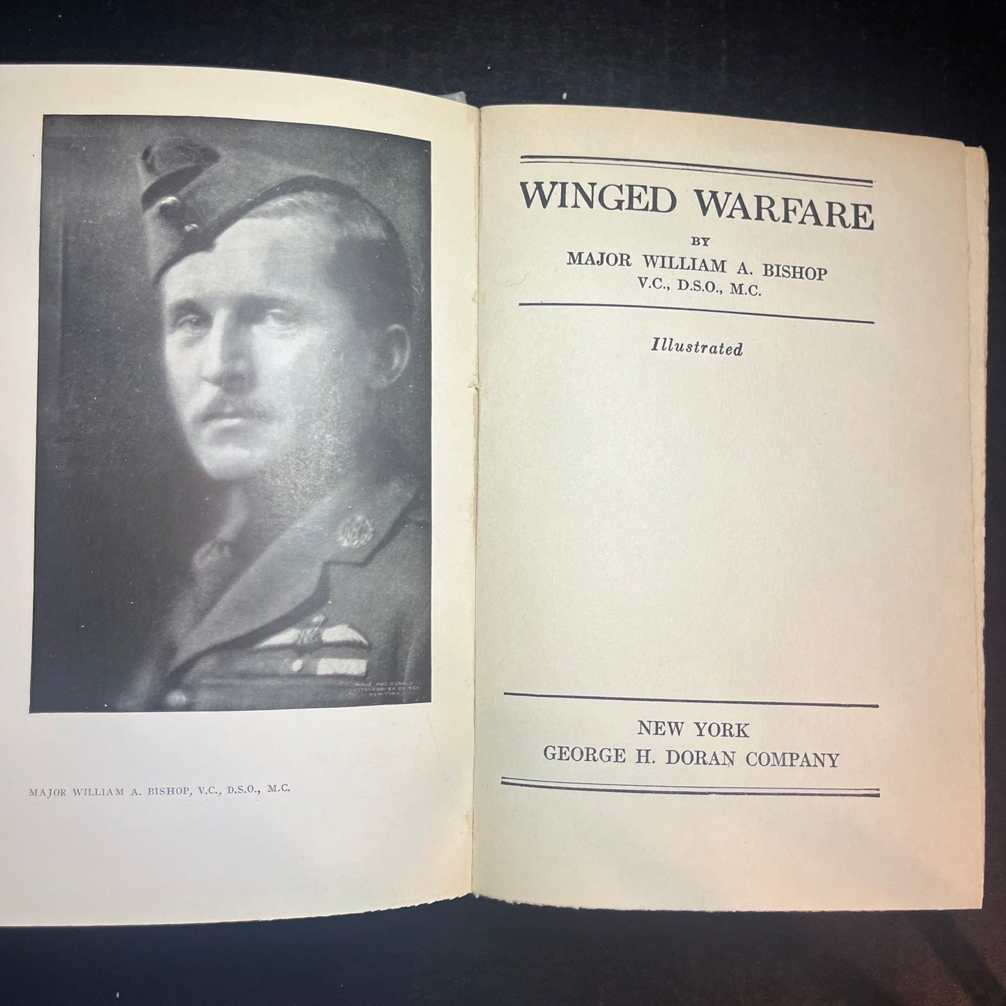 Winged Warfare - Major W.A. Bishop - 1918