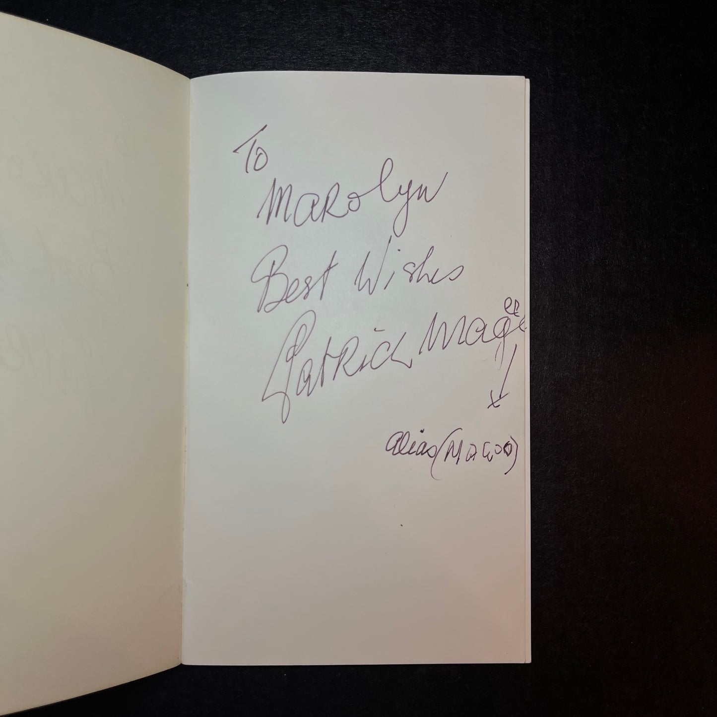 That Time - Samuel Beckett - Signed by Patrick Magee - 1976