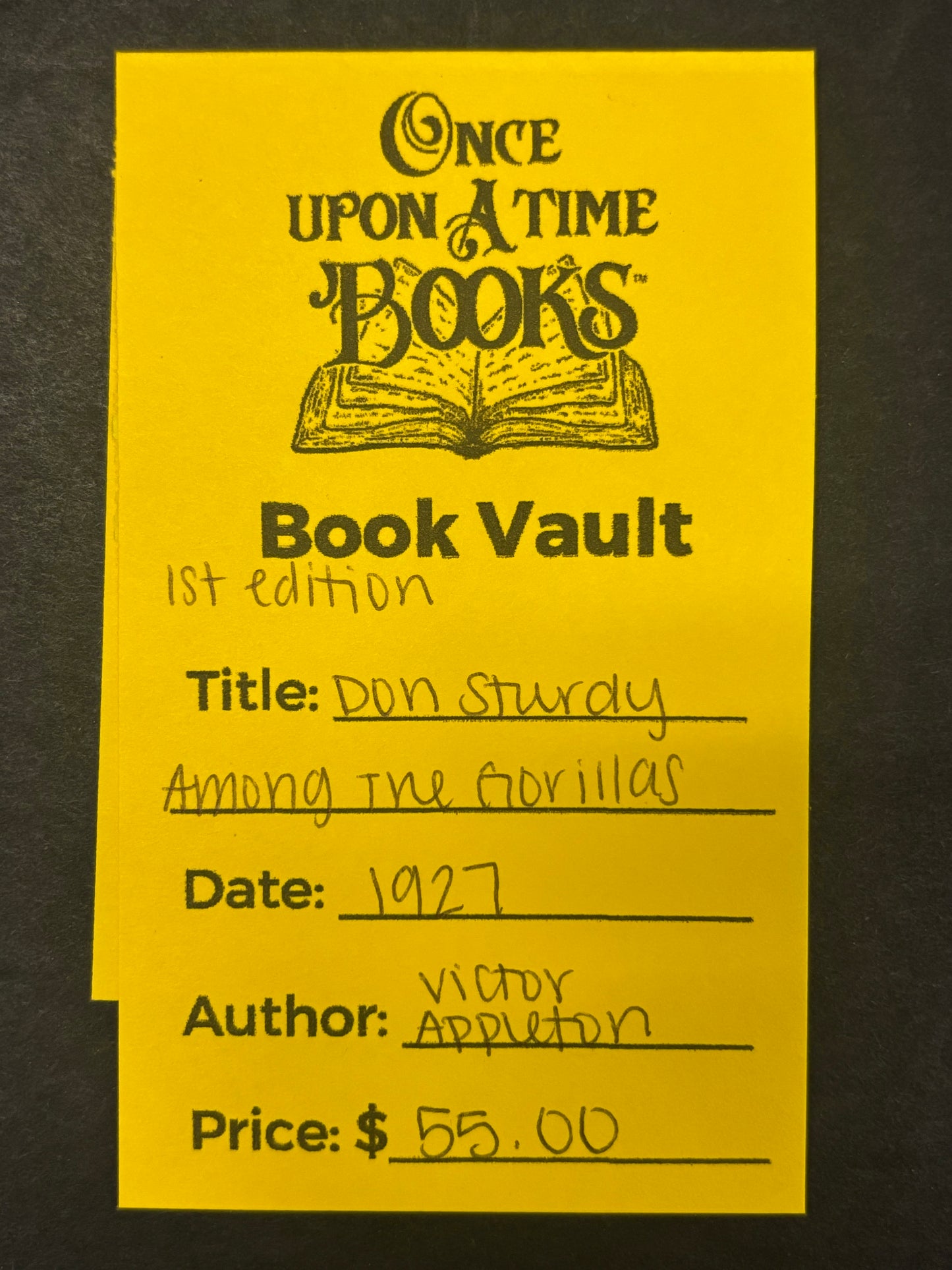Don Sturdy Among the Gorillas - Victor Appleton - 1st Edition - 1927