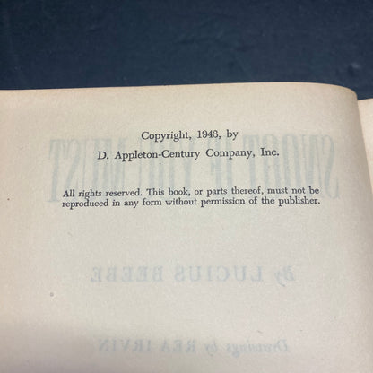 Snoot If You Must - Lucius Beebe - Signed - 1943