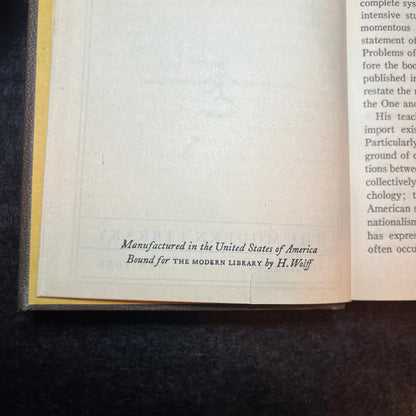 The Philosophy of William James - William James - Scarce - 1931
