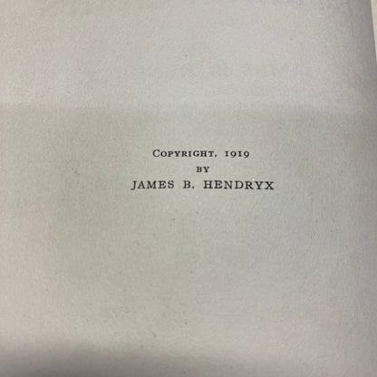 Connie Morgan in the Lumber Camps - James B. Hendryx - 1st Edition - 1919