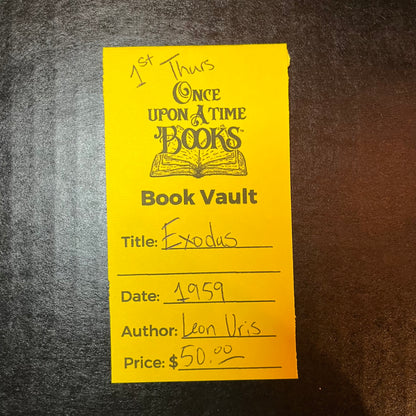 Exodus - Leon Uris - 1st Thurs - 1959