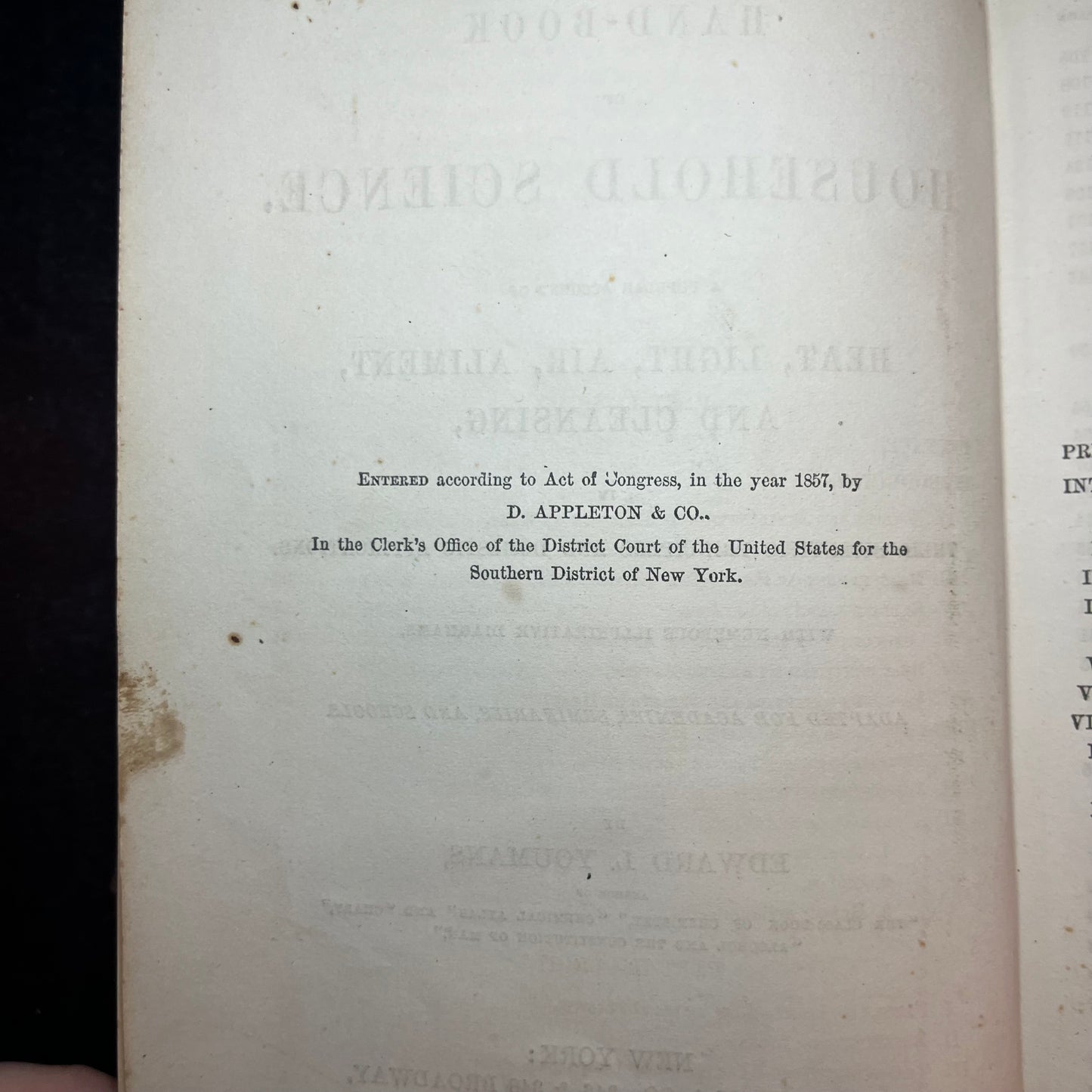 The Handbook of Household Science - Edward L. Youmans - 1860