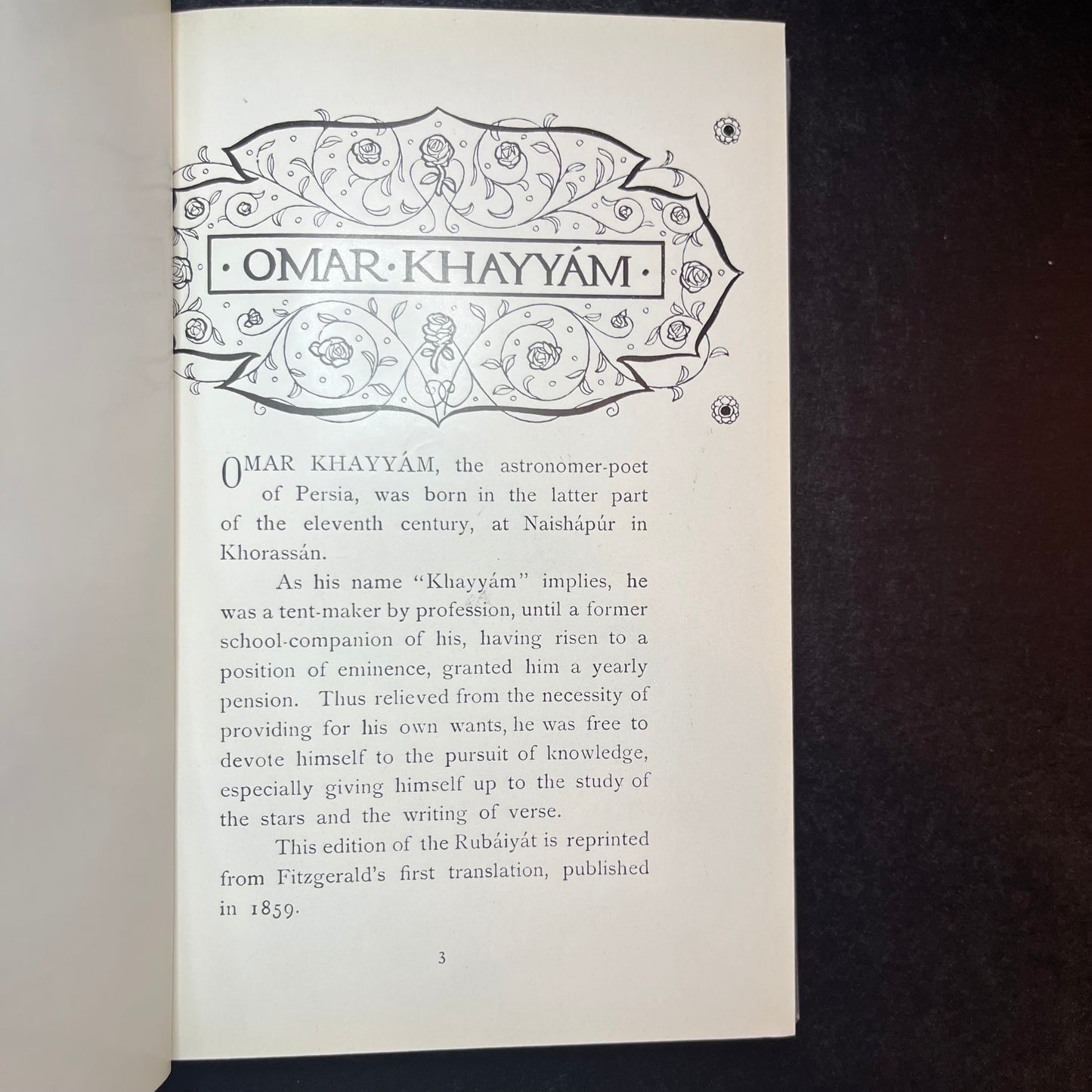 Rubáiyat of Omar Kháyyám - Edward Fitzgerald - c. 1860's