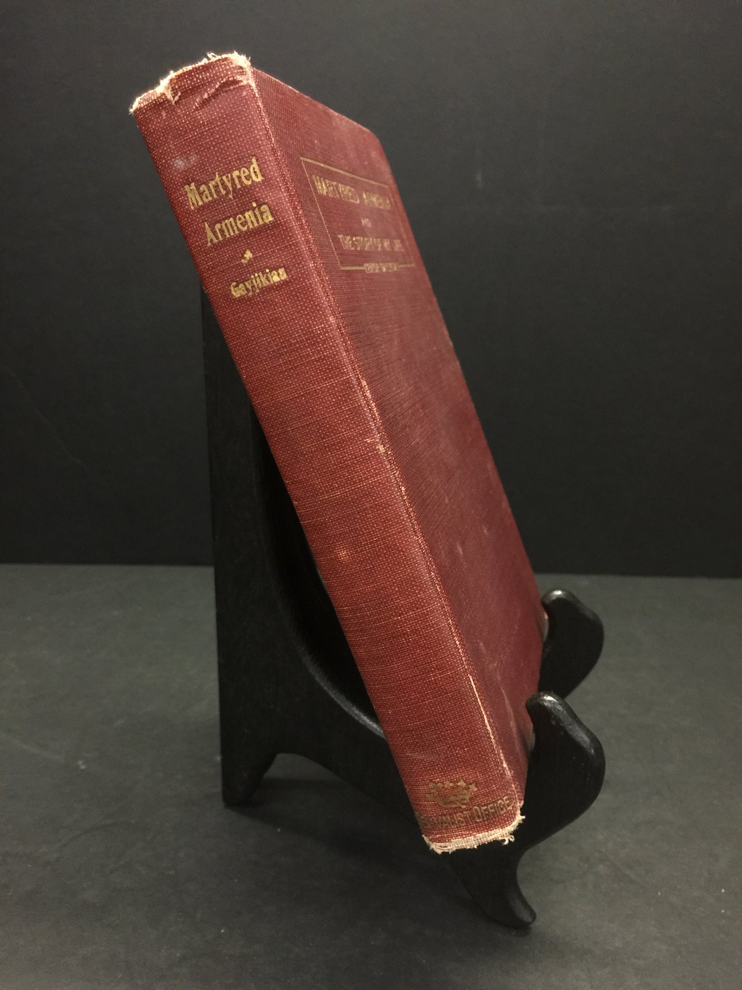 Martyred Armenia and the Story of My Life - Krikor Gayjikian - Signed - 1920