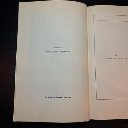 Master of the Vineyard - Myrtle Reed - 1st Edition - 1910