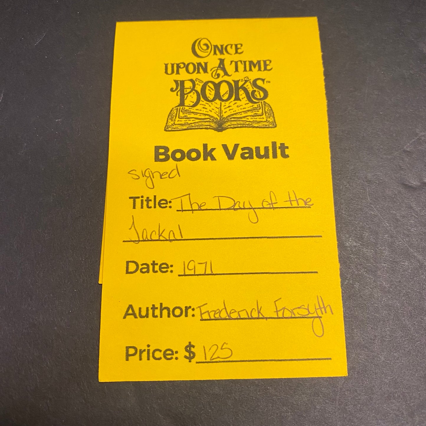 The Day of the Jackal - Frederick Forsyth - Signed - 1971