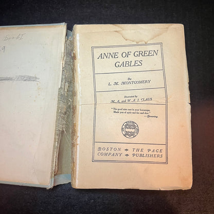 Anne of Green Gables - L.M. Montgomery - 55th Impression - 1923