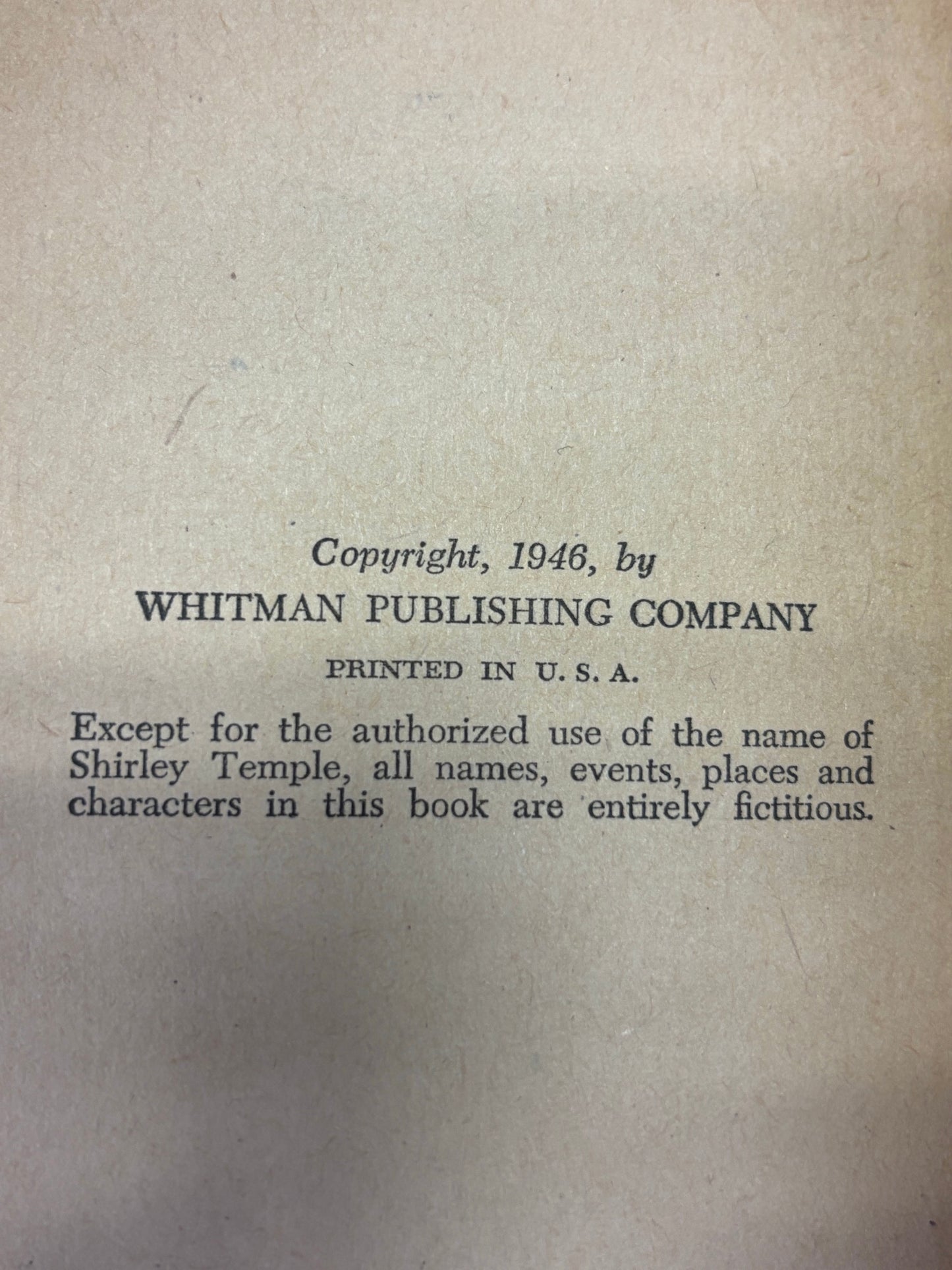 Shirley Temple and the Screaming Specter - Kathryn Heisenfelt - 1946