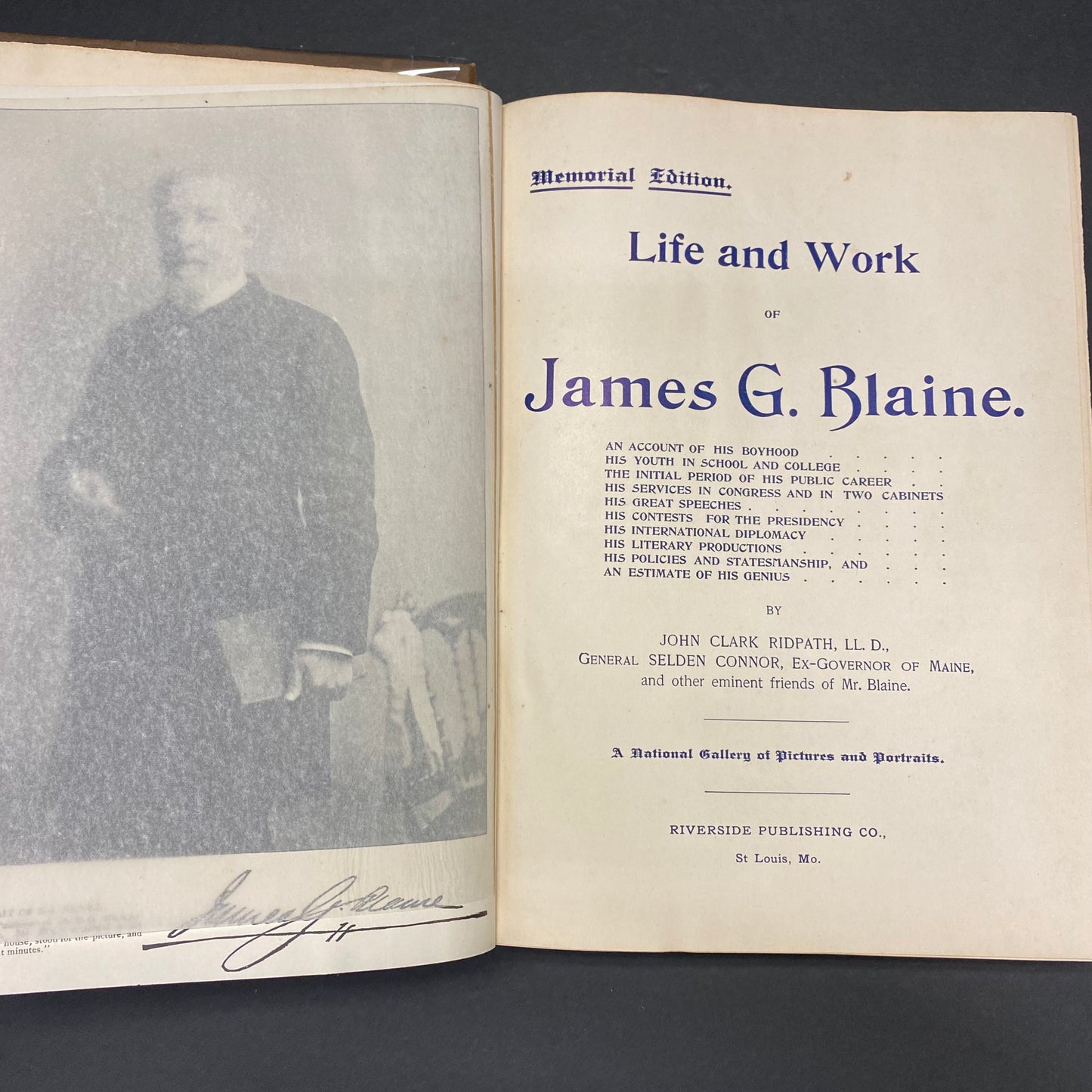 Life and Work of James G. Blaine - John Clark Ridpath and Selden Connor - 1893