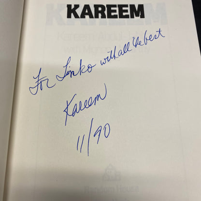 Kareem - Kareem Abdul-Jabbar and Mignon McCarthy - Inscribed - 1st Edition - 1990