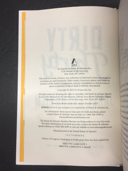 Dirty Thirty - Janet Evanovich - Signed - 2023