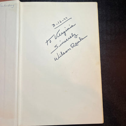 Where The Red Fern Grows - Wilson Rawls - Signed - Early Printing - 1961