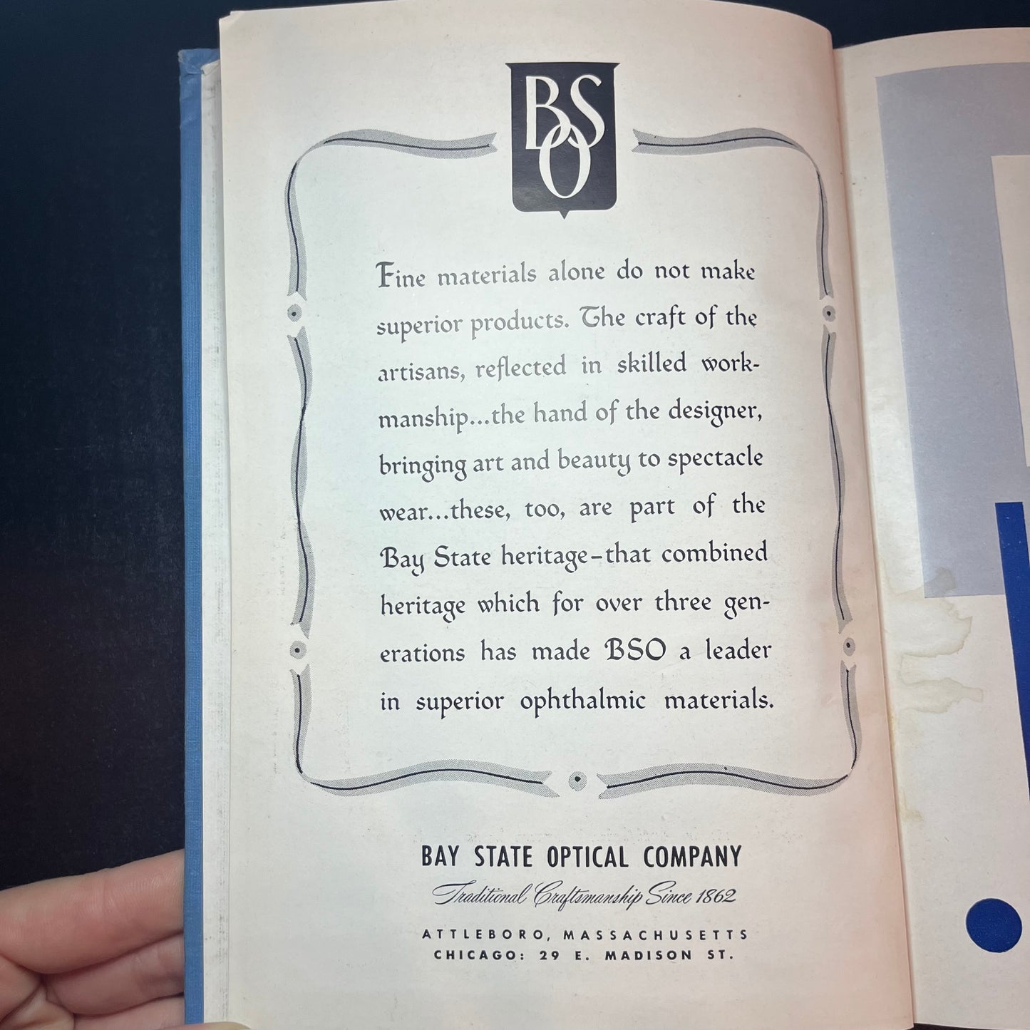The Blue Book of Optometrists - Fried & Kohler Inc. - 1948