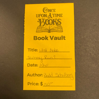 What Makes Sammy Run? - Bud Schulberg - 1941