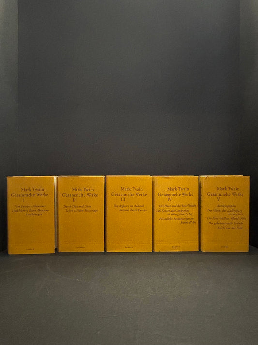 Mark Twain Gesammelte Werke - Mark Twain - 5 Volumes - 1967