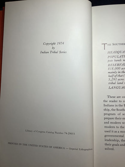 The Southern Ute People - Robert W. Delaney - Signed - 1974