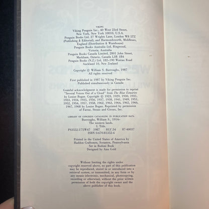 The Western Lands - William S. Burroughs - 1987
