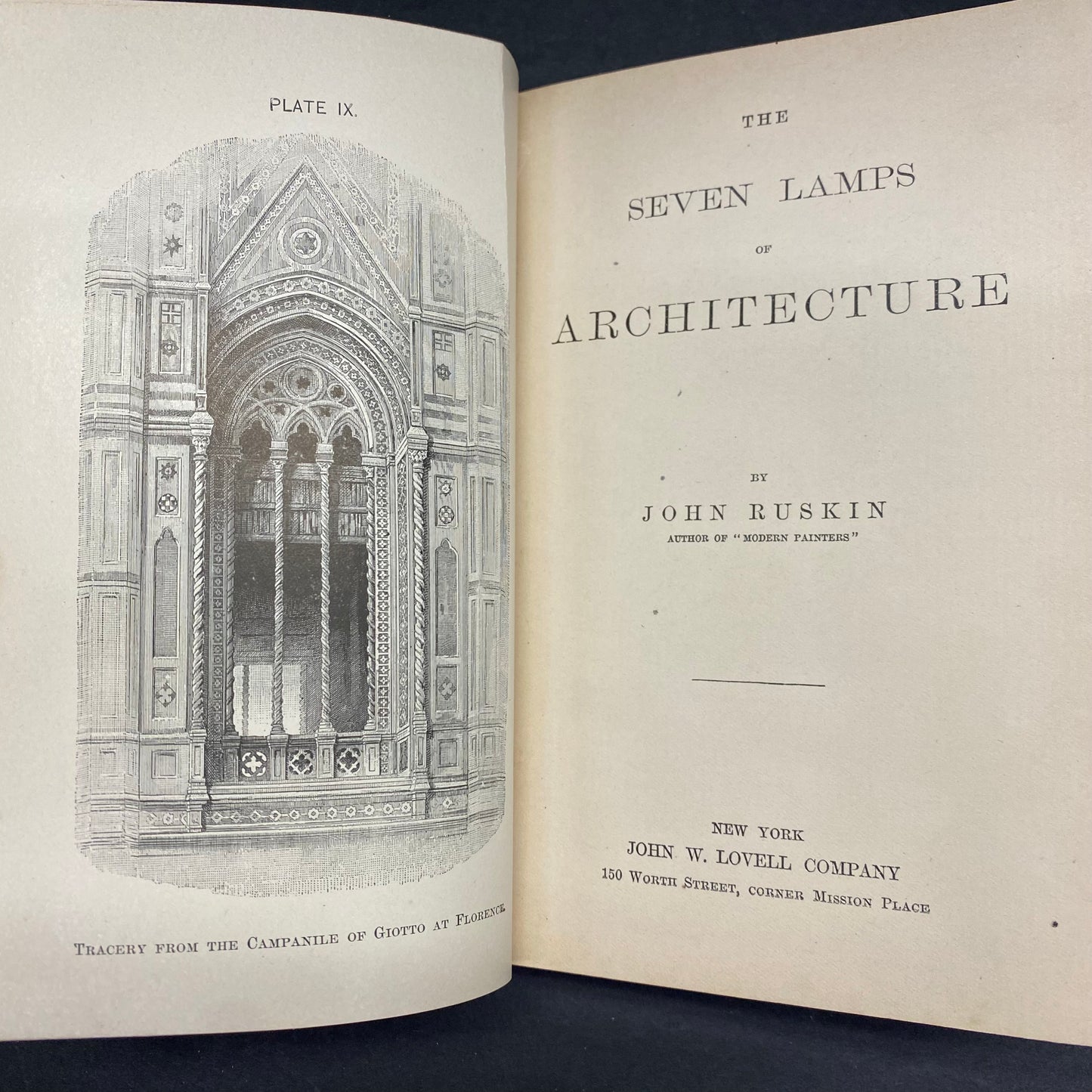 The Seven Lamps of Architecture - John Ruskin - Date Unknown